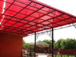 Навесы из сотового поликарбоната в Актобе