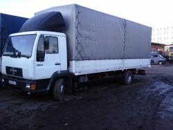Грузоперевозки   MAN5-7т .45куб.м.  ТЕНТ