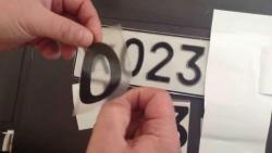 Нанопленка на гос.номер авто Нанопленка на гос.номер авто