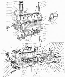 Запчасти для двигателя А-01, А-41. Двигатель А-01