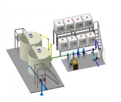 Стационарные растворные узлы