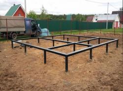 Механическая установка фундамента за 1 день Механическая установка фундамента за 1 день