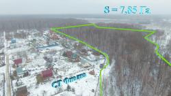 Участок 7.85 Га в Мос. обл. Коломенский район садовое товарищество Фиалка