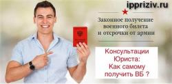 Помощь ПРИЗЫВНИКАМ и консультации: Как самому получить ВОЕННЫЙ БИЛЕТ ?