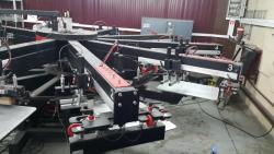 Печать шелкография на ткани 450 принов в час