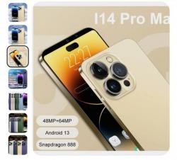 Смартфон i14 pro max 1 memory:16+1tb gold новинка