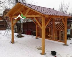 Красивые беседки из дерева камерной сушки от производителя