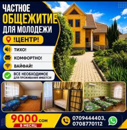 Частное общежитие для молодежи. Центр