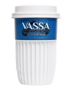 Натуральный зеленый чай молочный улун  VASSA в стакане SAVE HANDS.