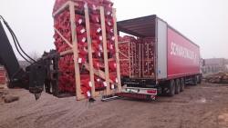 Берёзовые дрова в сетке