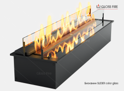 Биокамины  Slider color glass.ТМ Gloss Fir