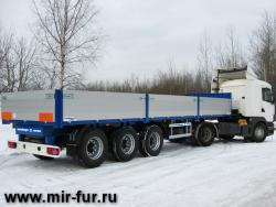 Длинномер шаланда бортовая фура 12м. 20 тонн..