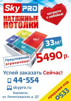 Натяжные потолки Skypro