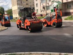 ремонт дорог укладка асфальта щелково