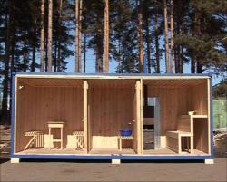 Мобильные бани для вахтовиков