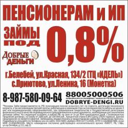 Займы без залога и поручителей до 100000 рублей.