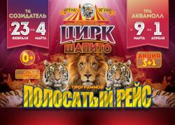 Билеты в цирк-шапито "Арена-Ягуар"