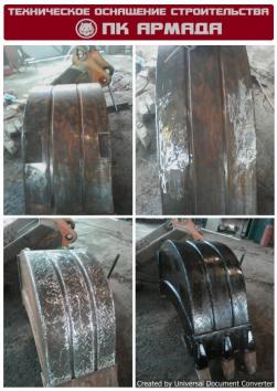 Ремонт ковша экскаватора hiatchi komatsu hyundai уфа