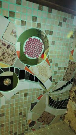 Мозаика из керам.плитки, смальты, камня