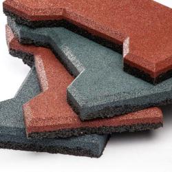 Резиновая брусчатка для дорожек