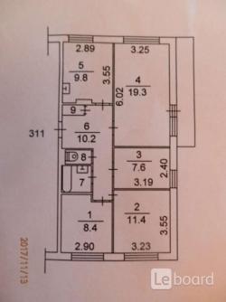 4-к квартира