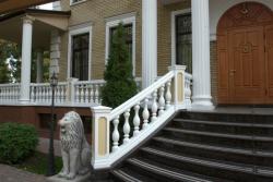 ограждение для крыльца из бетона