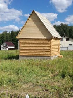 Срубы из цельного бревна