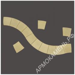 Копинговый камень (бордюр) для круглого бассейна Копинговый камень (бордюр) для круглого бассейна