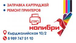 ЗАПРАВКА КАРТРИДЖЕЙ "КОЛИБРИ"