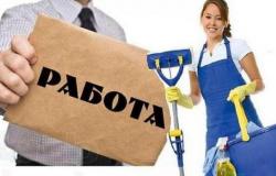 Требуется помощница по хозяйству (уборщица)