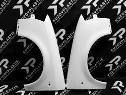 Крыло на Ауди А6 С5 из стеклопластика.