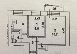 Продаю 2-х ком-ю квартиру в 9-ти эт. кирпичном доме м. Багратионовская