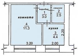 Продам 1-комнатную квартиру в Томской области