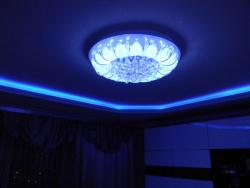 Натяжные потолки с подсветкой LED