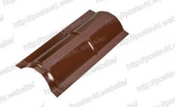 Доборный элемент МП Планка конька круглого R110х2000  (ПЭ-17-6005-ОН) Арт.:MDE-0016
