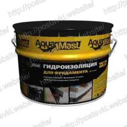 Мастика битумная AquaMast, ведро 3 кг Арт.:MPB-0011