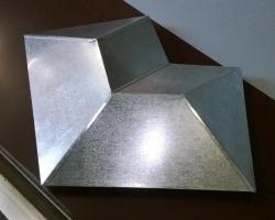 фасонка, изделия по чертежу изготовим из 0,5мм оцинковки.
