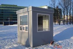 Пост охраны размер 2,0х2,0х2,5м,  П-4 цена эконом, утепленный, изготовление