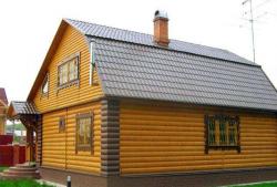 Сайдинг под Бревно металлический