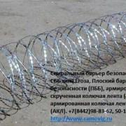 Колючая проволока Егоза, спиральный барьер безопасности