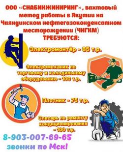 Электромонтёр,Плотник,Электромеханик,Слесарь