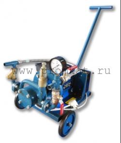 Пресс для испытания трубопроводов.