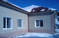 Облицовка фасадов керамогранитом Облицовка фасадов керамогранитом