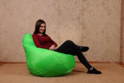 Кресло-мешок "Зеленое яблоко" Размер XXL 140*110см