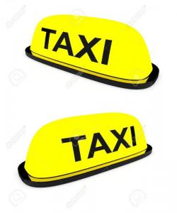 Такси в городе Актау.