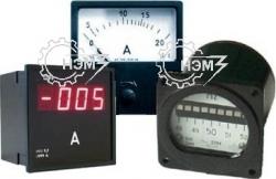 Амперметр, вольтметр, частотомер, ваттметр , варметр, фазометр, электроизмерительные приборы (в т.ч. с индикацией)